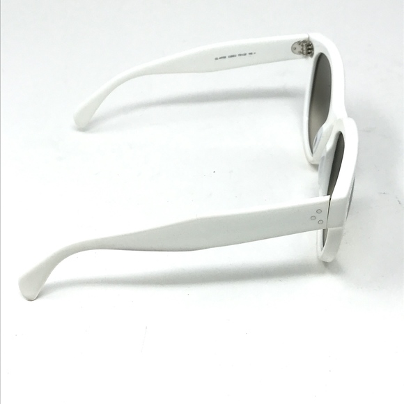 Celine Kim White Oversized Sunglasses CL 41444 - Picture 5 of 8